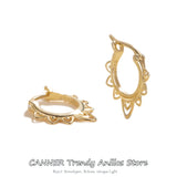 925 Silver CZ Hoop Earrings Zircon Simplicity Huggie Earrings