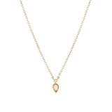Alien Stone 925 Silver Necklace Zirconia Chain Punk Jewelry