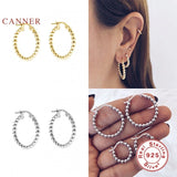 Sterling Silver Beancurd Earrings Zircon Diamond Jewelry