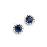 Big Pearl Earrings Silver 925 Zirconia Stud Earrings