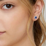 Big Pearl Earrings Silver 925 Zirconia Stud Earrings
