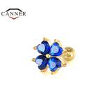 CZ Zircon 925 Sterling Silver Ear Studs Earrings for Women