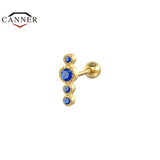CZ Zircon 925 Sterling Silver Ear Studs Earrings for Women