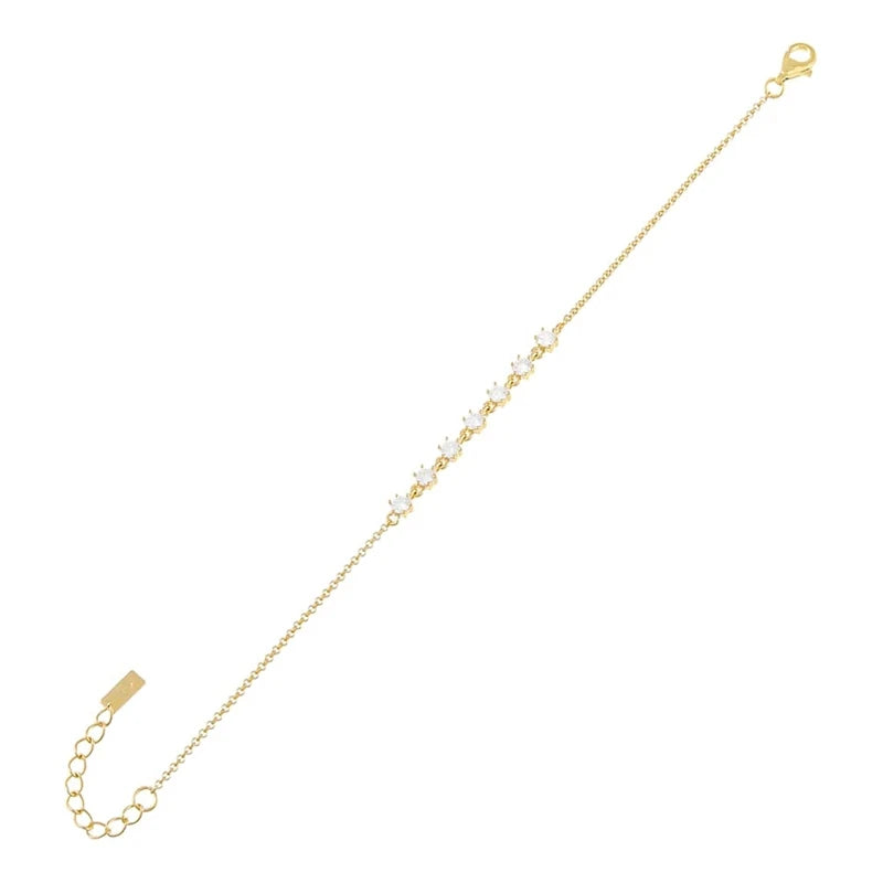 Colorful Zircon Adjustable Bracelet For Women Summer Jewerly
