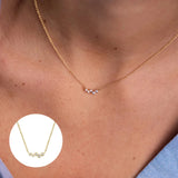 Zircon Necklace For Women 925 Silver Wedding Long Chain Pendente