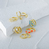 Classic 925 Silver Drop Earrings Zirconia