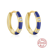 Classic 925 Silver Drop Earrings Zirconia
