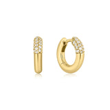 925 Silver Small Round Huggie Hoop Earrings for Women Party Engagement
