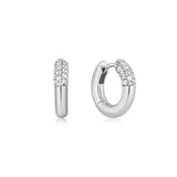 925 Silver Small Round Huggie Hoop Earrings for Women Party Engagement