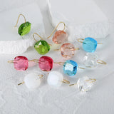 Zircon 925 Silver Drop Earrings Women Wedding Party Accessory
