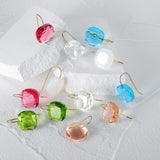 Zircon 925 Silver Drop Earrings Women Wedding Party Accessory
