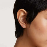 Colored Zircon Lines Earrings Silver 925 Earring For Women