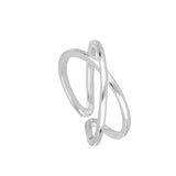 925 Sterling Silver Rings For Women Minimalist Golden 18K Fine Jewelry Wedding