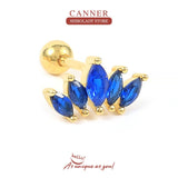 925 Sterling Silver Earrings For Women Piercing Stud Earring Vintage Aros
