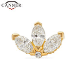 Zircon 925 Sterling Silver Earrings Cubic Zirconia Studs