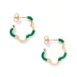 Girly Candy Enamel Earring Studs 925 Sterling Silver Women's Daily Jewelry