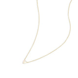 Heart 925 Silver Necklace Initial Pendant Long Chain Wedding