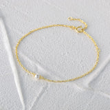 925 Silver Bracelet Women Thin Chain Wedding Party Fine Jewelry Mom Gift