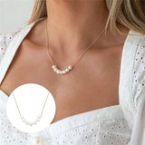 925 Sterling Silver Pearl Necklace Wedding Jewelry