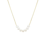 925 Sterling Silver Pearl Necklace Wedding Jewelry