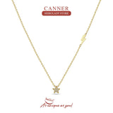 925 Sterling Silver Star Necklace for Women Wedding Jewelry