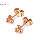 S925 Silver Dot Cartilage Piercing Stud Earrings Fine Jewelry