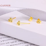S925 Silver Dot Cartilage Piercing Stud Earrings Fine Jewelry
