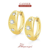 Elegant 925 Sterling Silver Drop Earrings with Zirconia for Women