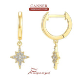 925 Silver Drop Earrings Wedding Jewelry 18K