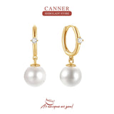 Zircon Oval Earrings 925 Sterling Silver Women Wedding Gift