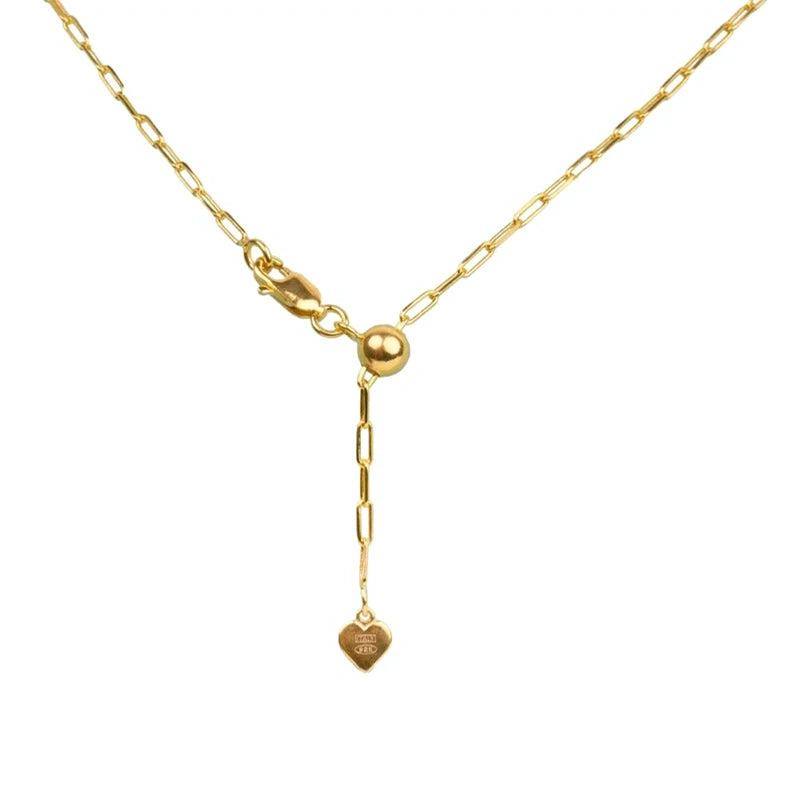 925 Sterling Silver Classic Paperclip Chain Necklace