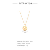 925 Silver Retro Texture Clavicle Chain Necklace for Women