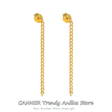 925 Silver Tassel Dangle Earrings for Women Fine Jewelry