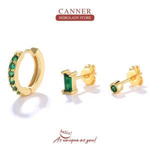Eye Star Lock Flower Earring Set for Women Y2K Jewelry