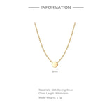 925 Silver Clavicle Necklace for Women Wedding Jewelry
