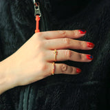 Colorful CZ Ring 925 Silver Plated Wedding Ring for Women Fine Jewelry Anillos