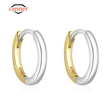 925 Silver Round Hoop Earrings for Cartilage Piercing