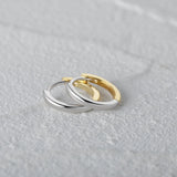 925 Silver Round Hoop Earrings for Cartilage Piercing