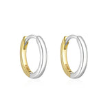 925 Silver Round Hoop Earrings for Cartilage Piercing