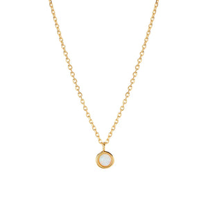 925 Silver Opal Necklace Women's Wedding Jewelry