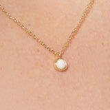 925 Silver Opal Necklace Women's Wedding Jewelry