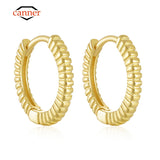 925 Silver Hoop Earrings Romantic Wedding Jewelry