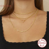 925 Sterling Silver Necklace Women Jewelry Charming Pendant Bijoux