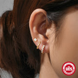Opal 925 Silver 3 Pc Earrings Set For Women