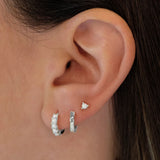 Opal 925 Silver 3 Pc Earrings Set For Women