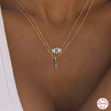 Bohemian Evil Eyes Pendant Necklace Devil Choker Jewelry
