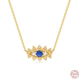 Bohemian Evil Eyes Pendant Necklace Devil Choker Jewelry