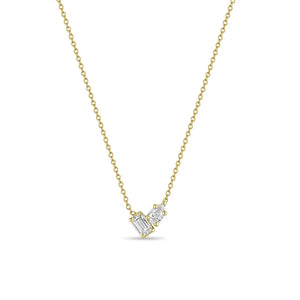 Zircon CZ Pendant Sterling Silver Necklace Women Fine Jewelry