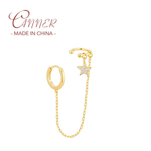 Chic Ins Style 925 Sterling Silver Tassel Earring