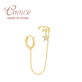 Chic Ins Style 925 Sterling Silver Tassel Earring
